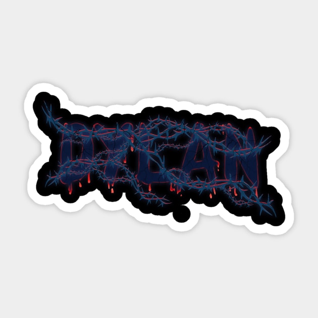 Bleeding Roots - Nickname Dylan Sticker by PASAR.TEMPEL